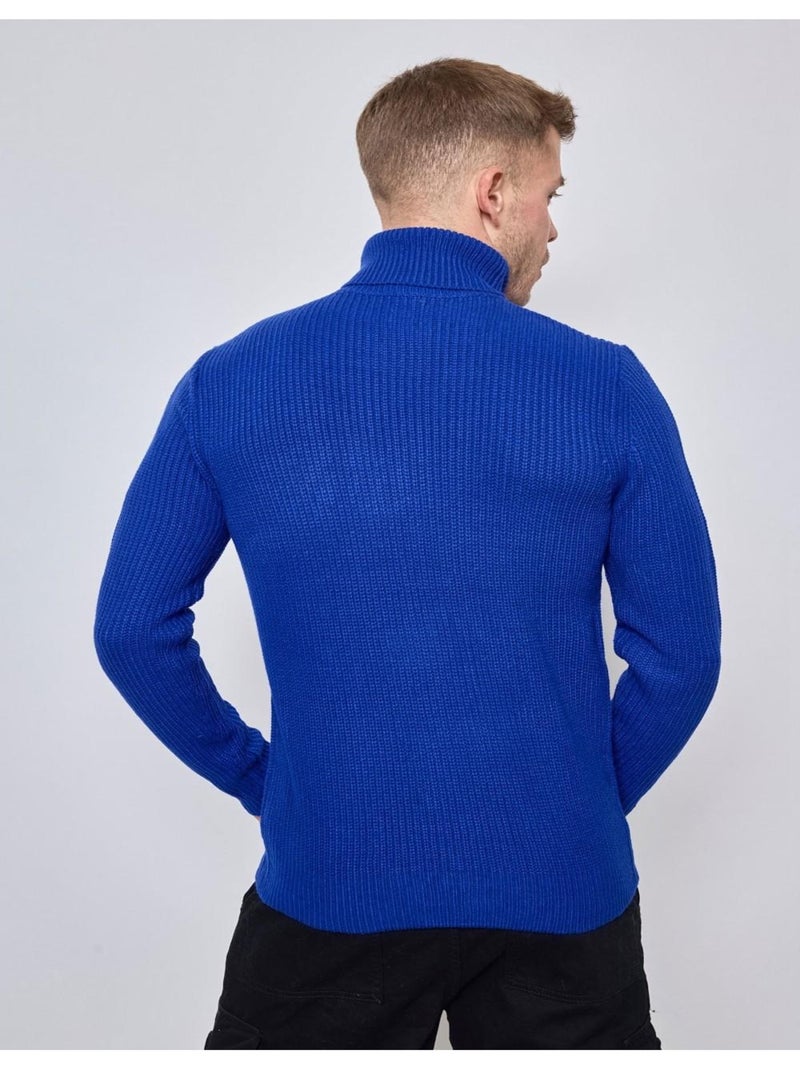 Maglia a collo alto Kebello Blu - Kiabi