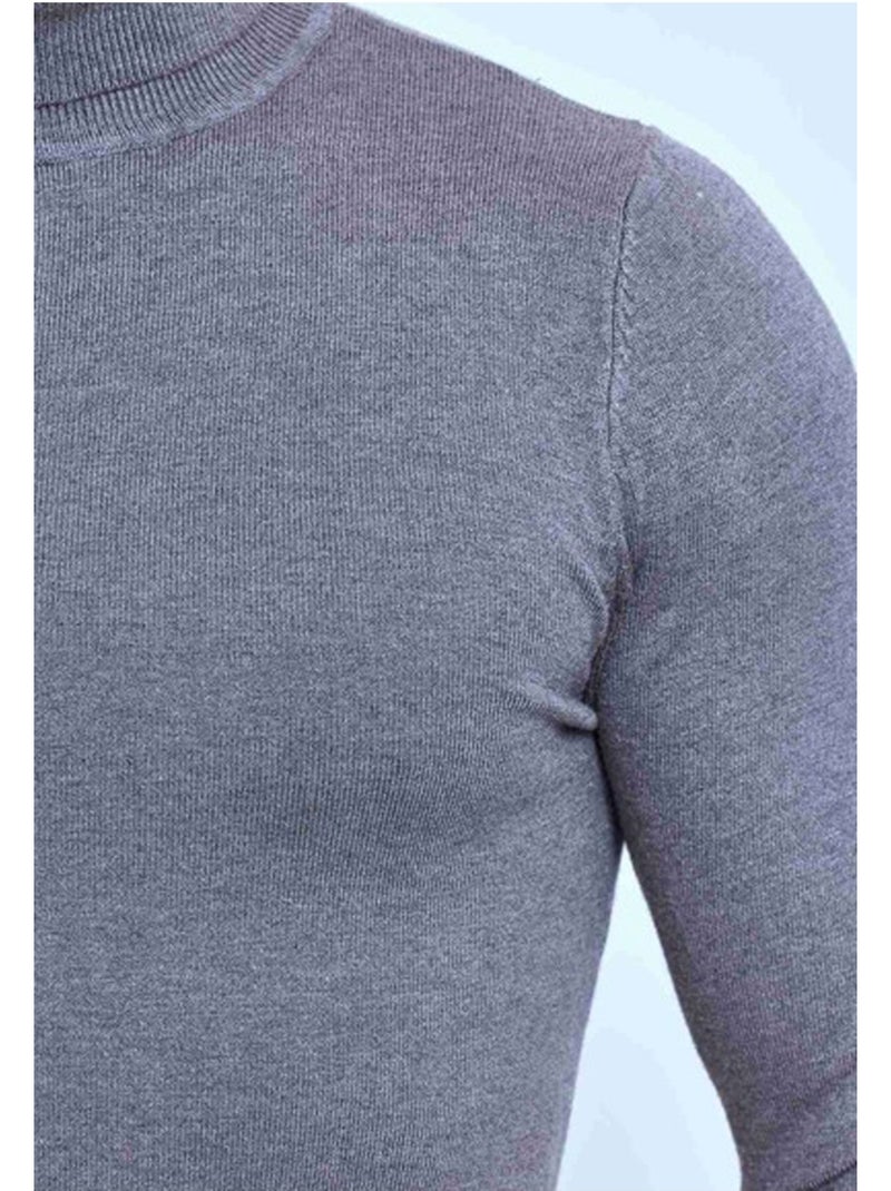 Maglia a collo alto Kebello Grigio - Kiabi