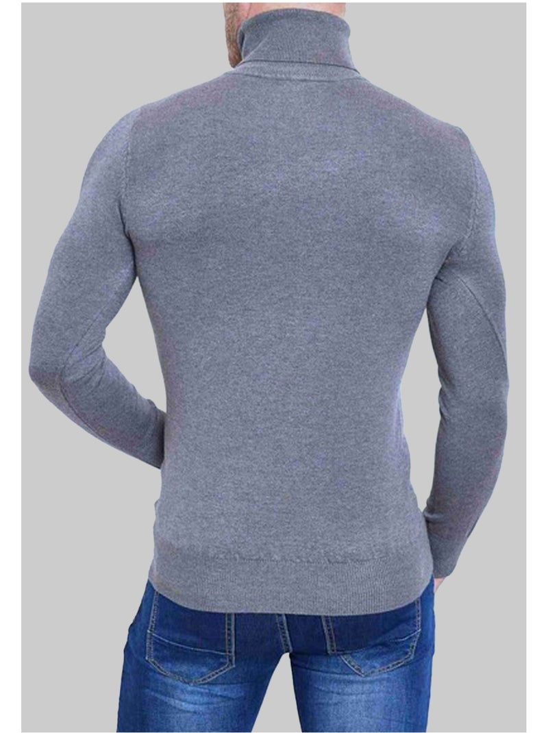 Maglia a collo alto Kebello Grigio - Kiabi