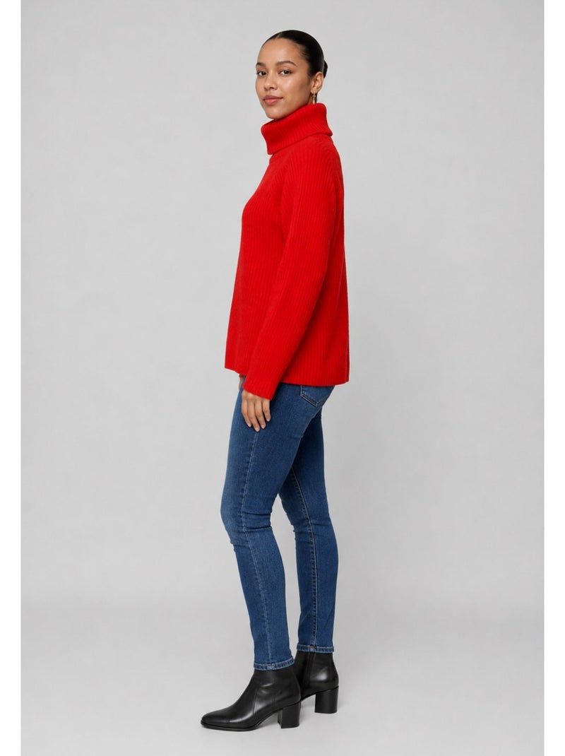 Maglia a collo alto kebello Rosso - Kiabi