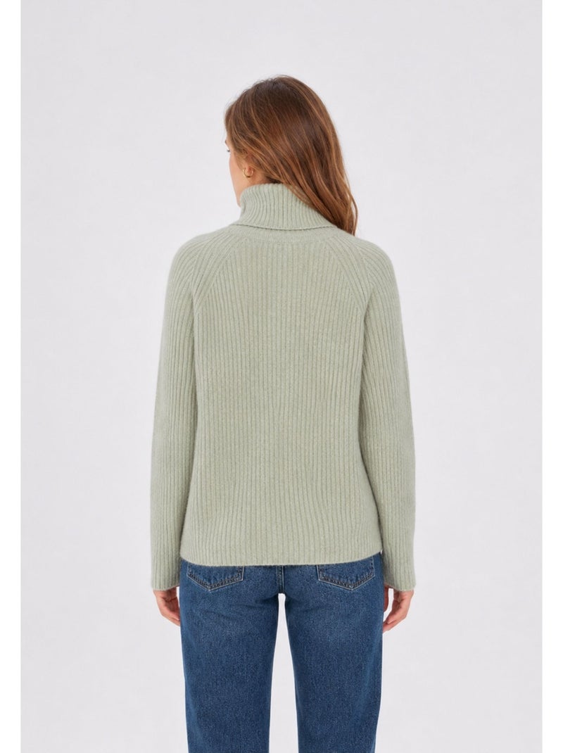 Maglia a collo alto kebello Verde chiaro - Kiabi