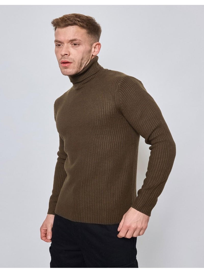 Maglia a collo alto Kebello Verde - Kiabi