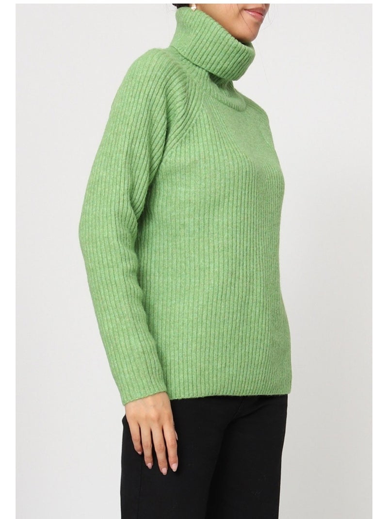 Maglia a collo alto Kebello Verde - Kiabi
