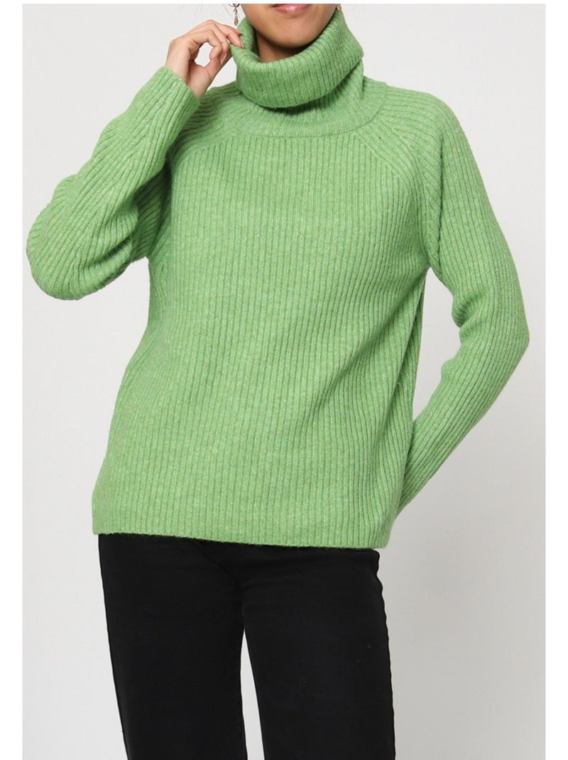 Maglia a collo alto Kebello Verde - Kiabi