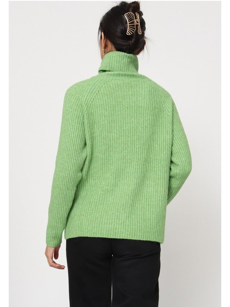 Maglia a collo alto Kebello Verde - Kiabi