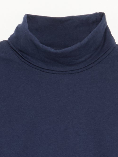 Maglia a collo alto tinta unita - Kiabi