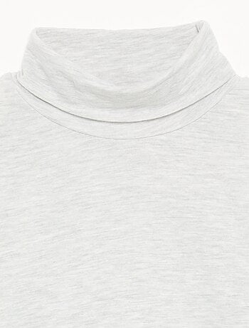 Maglia a collo alto tinta unita