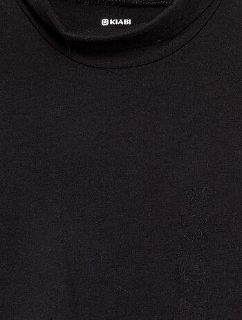 Maglia a collo alto tinta unita