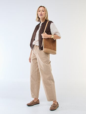 Maglia a maniche corte in mohair tinta unita