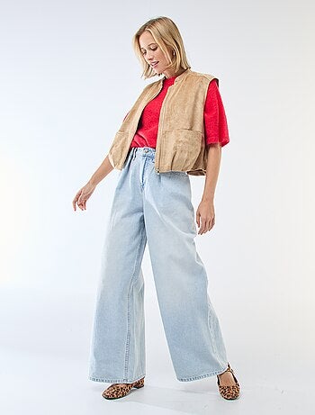 Maglia a maniche corte in mohair tinta unita