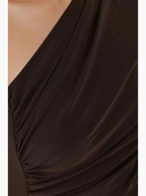 Maglia a maniche lunghe con colletto asimmetrico hiccup - Kiabi