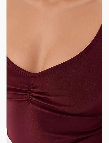 Maglia a maniche lunghe con scollo a v slim fit hiccup