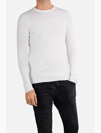 Maglia a maniche lunghe con scollo rotondo Kebello