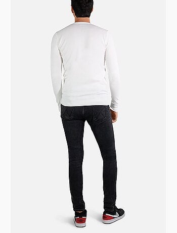 Maglia a maniche lunghe con scollo rotondo Kebello