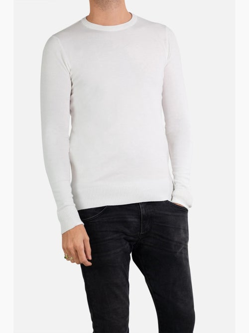 Maglia a maniche lunghe con scollo rotondo Kebello - Kiabi