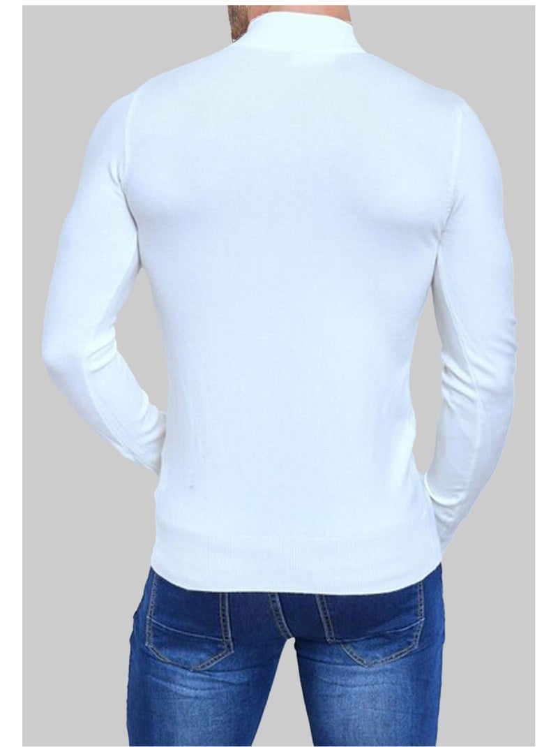 Maglia a maniche lunghe Kebello Bianco - Kiabi