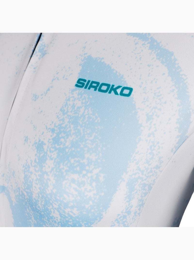Maglia biodegradabile da donna ciclismo donna bio-w nrc Bianco - Kiabi