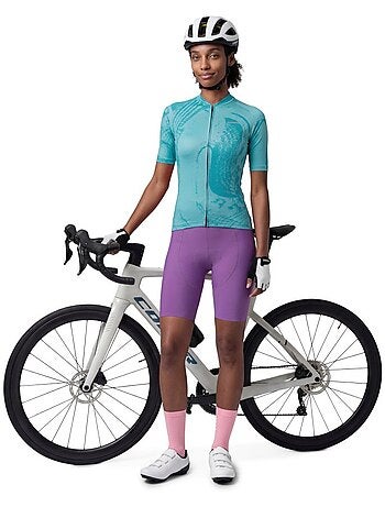 Maglia biodegradabile da donna ciclismo donna bio-w nrc