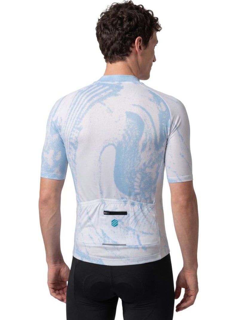 Maglia biodegradabile da uomo ciclismo uomo bio nrc Bianco - Kiabi