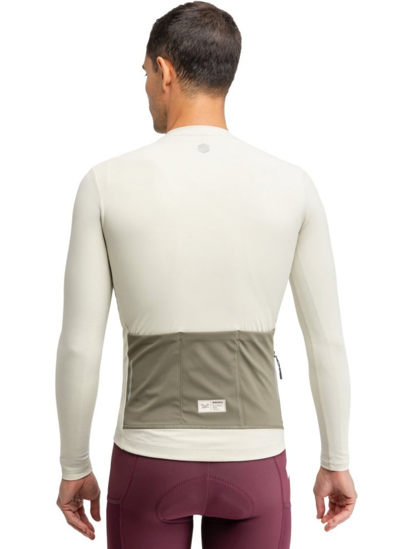 Maglia ciclismo gravel a maniche lunghe uomo ciclismo uomo gm6 rideout Verde - Kiabi
