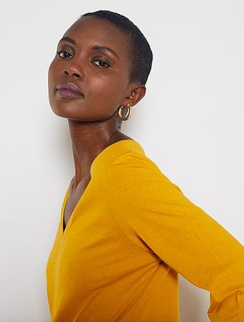 Maglia collo a V - Kiabi