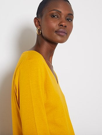 Maglia collo a V - Kiabi