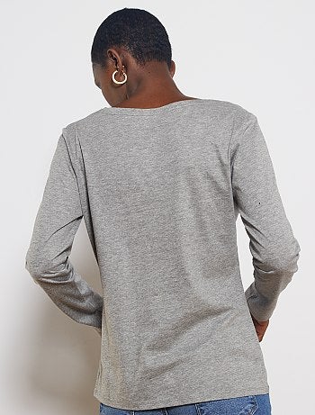 Maglia collo a V - Kiabi