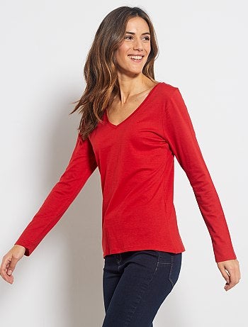 Maglia collo a V - Kiabi