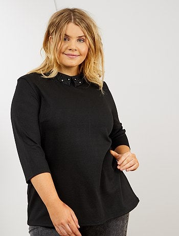 Maglia collo alla collegiale - Kiabi