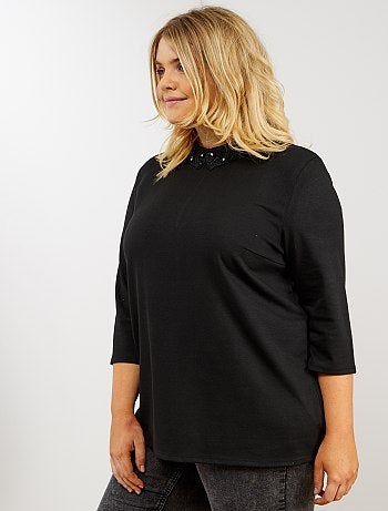 Maglia collo alla collegiale - Kiabi