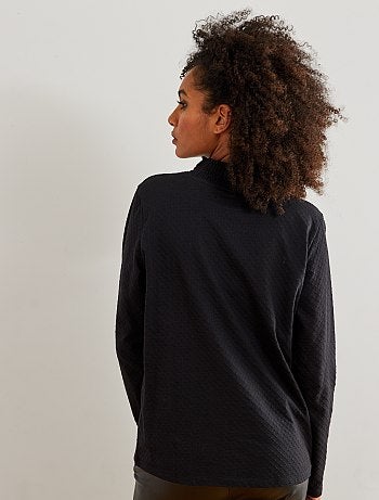 Maglia collo montante a pois - Kiabi