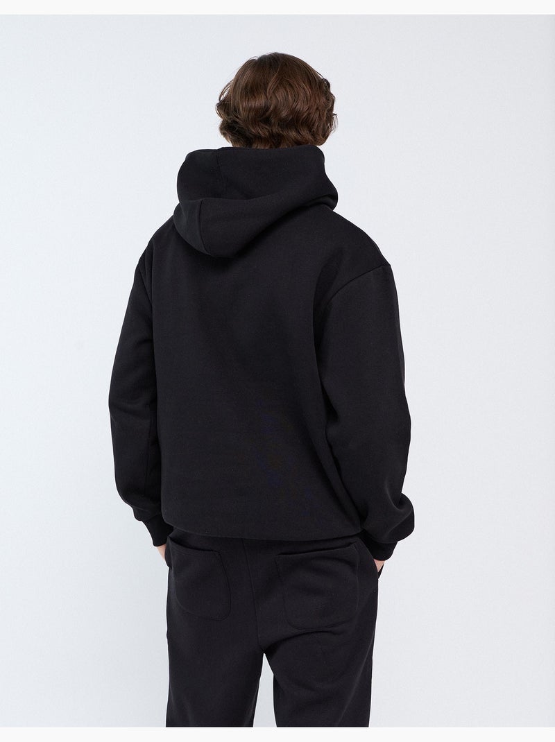 Maglia con cappuccio, mo fashion Nero - Kiabi