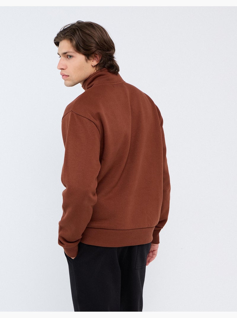 Maglia con colletto, mo fashion Marrone - Kiabi