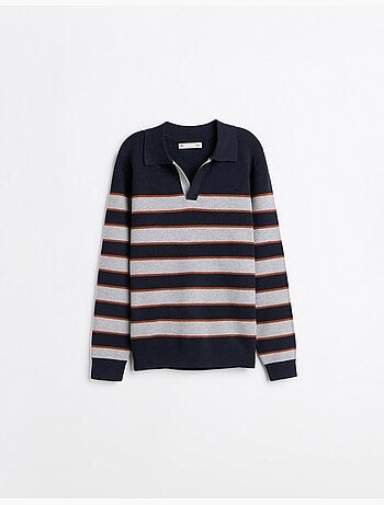 Maglia con colletto polo, mo fashion