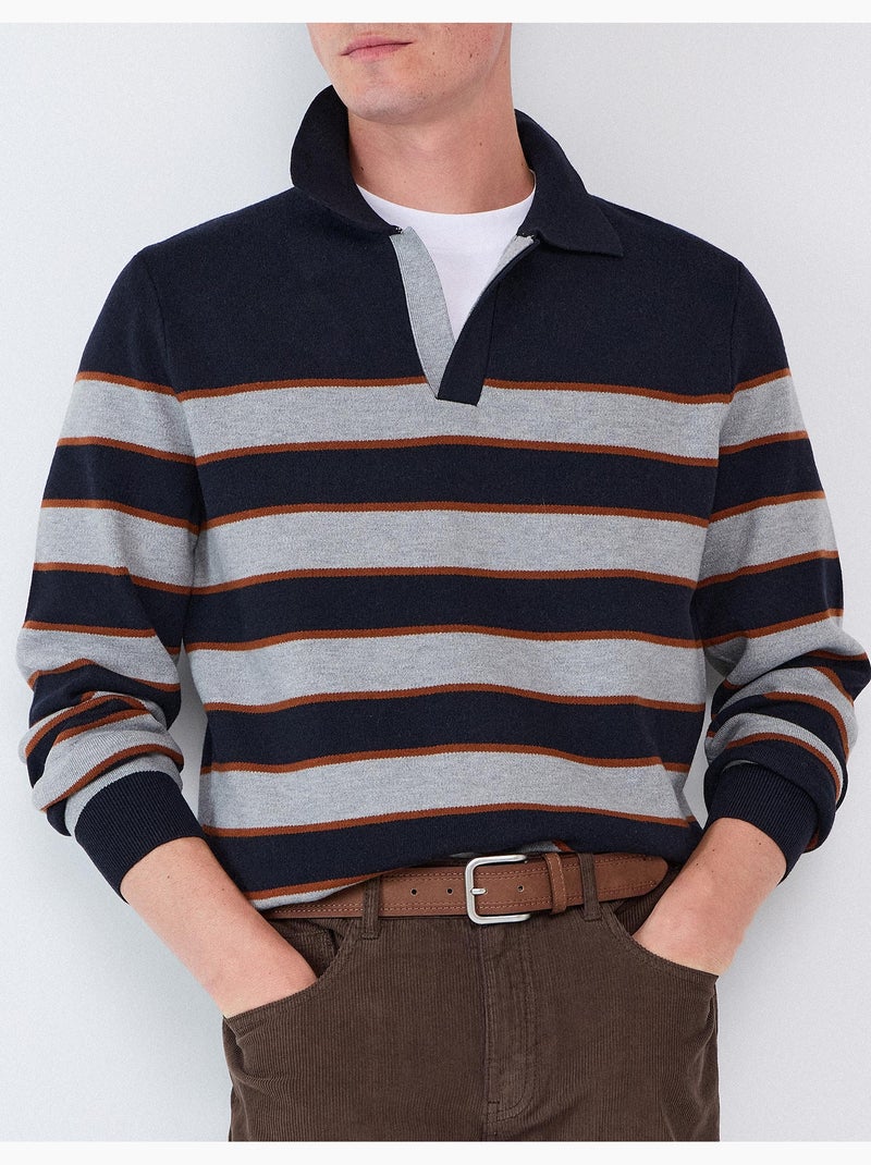 Maglia con colletto polo, mo fashion Blu - Kiabi