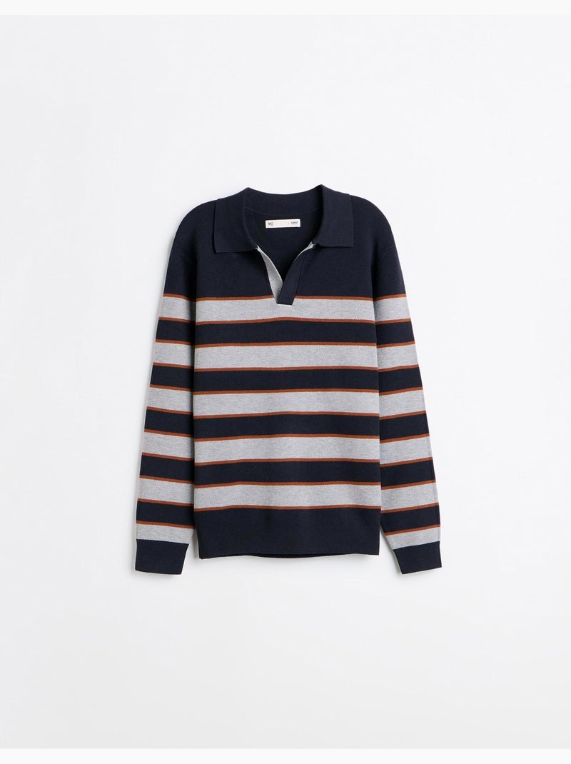 Maglia con colletto polo, mo fashion Blu - Kiabi