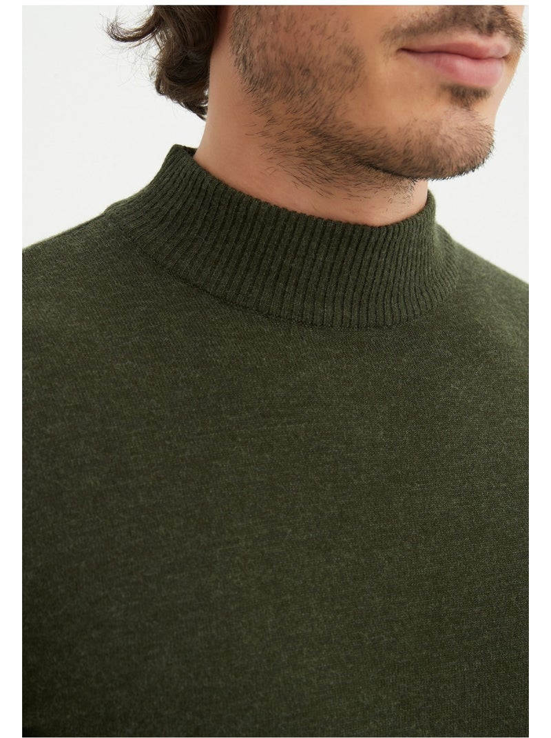 Maglia con collo a imbuto Kebello Verde - Kiabi