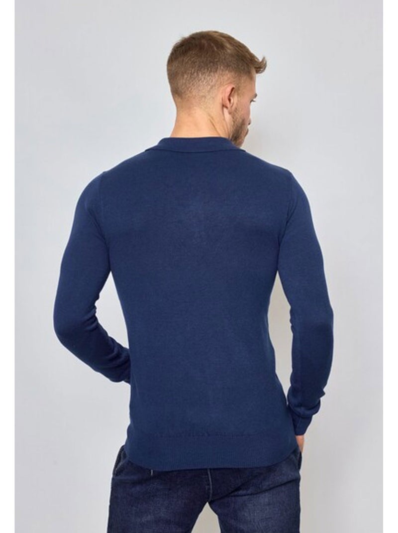 Maglia con collo a polo Kebello Blu - Kiabi