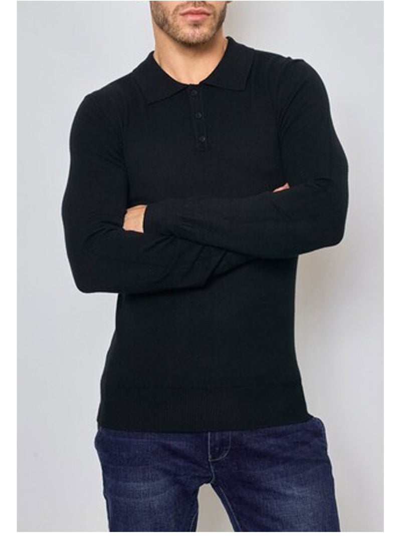 Maglia con collo a polo Kebello Nero Nero - Kiabi