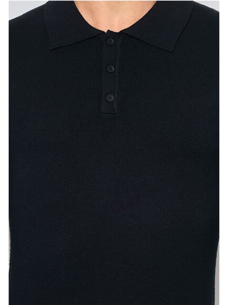Maglia con collo a polo Kebello Nero Nero - Kiabi