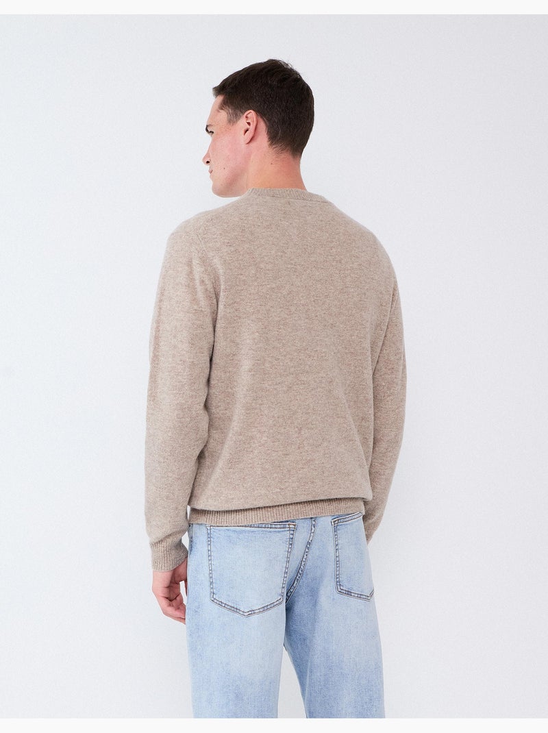 Maglia con misto lana, mo fashion Beige - Kiabi