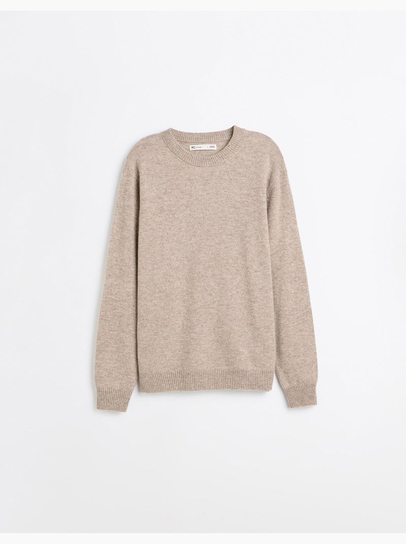 Maglia con misto lana, mo fashion Beige - Kiabi