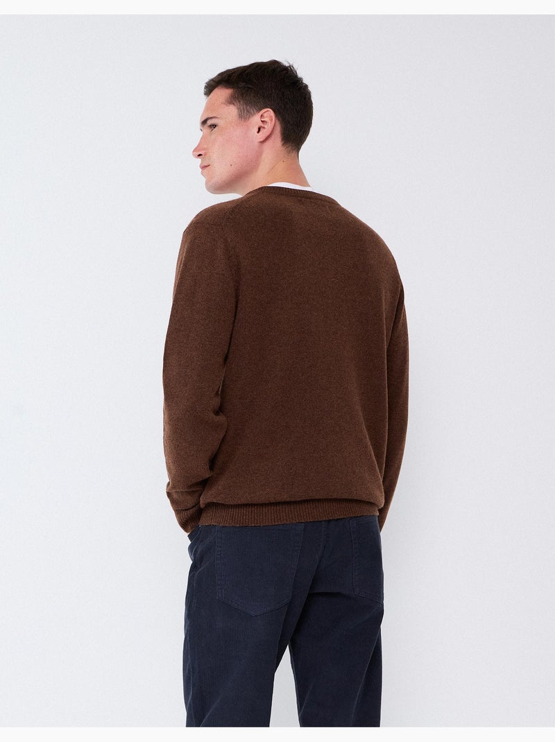 Maglia con misto lana, mo fashion Marrone - Kiabi