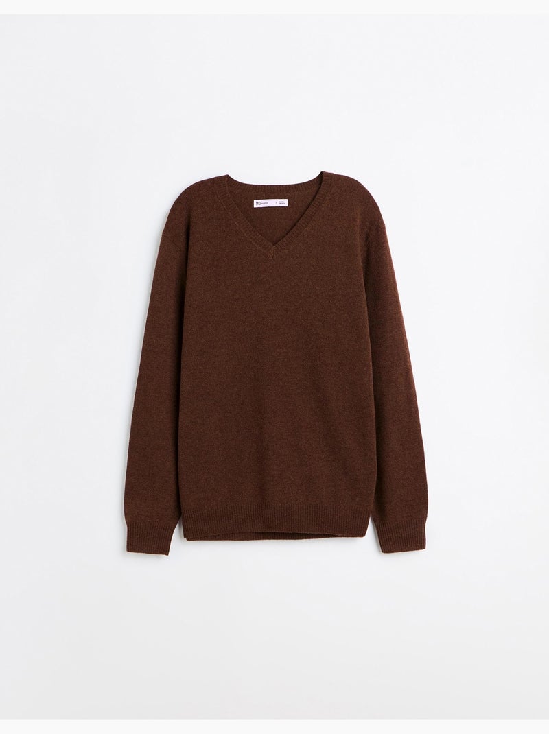 Maglia con misto lana, mo fashion Marrone - Kiabi