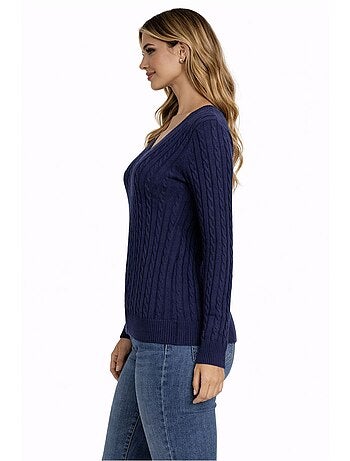 Maglia con scollo a V Kebello