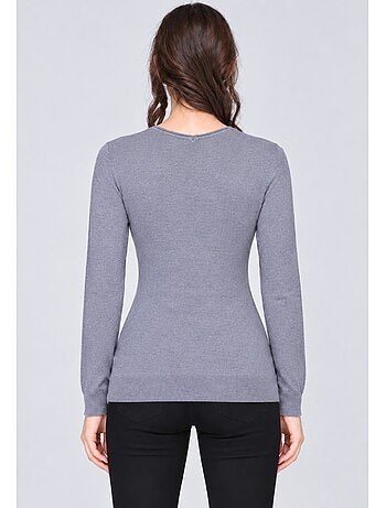 Maglia con scollo a v kebello