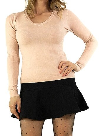 Maglia con scollo a V Kebello