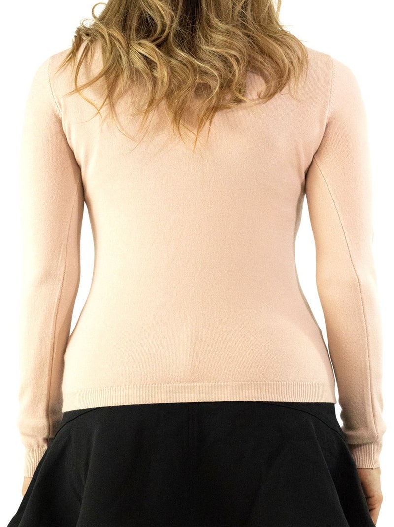 Maglia con scollo a V Kebello Rosa - Kiabi
