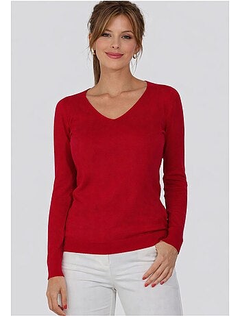 Maglia con scollo a V Kebello