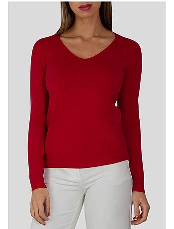 Maglia con scollo a V Kebello